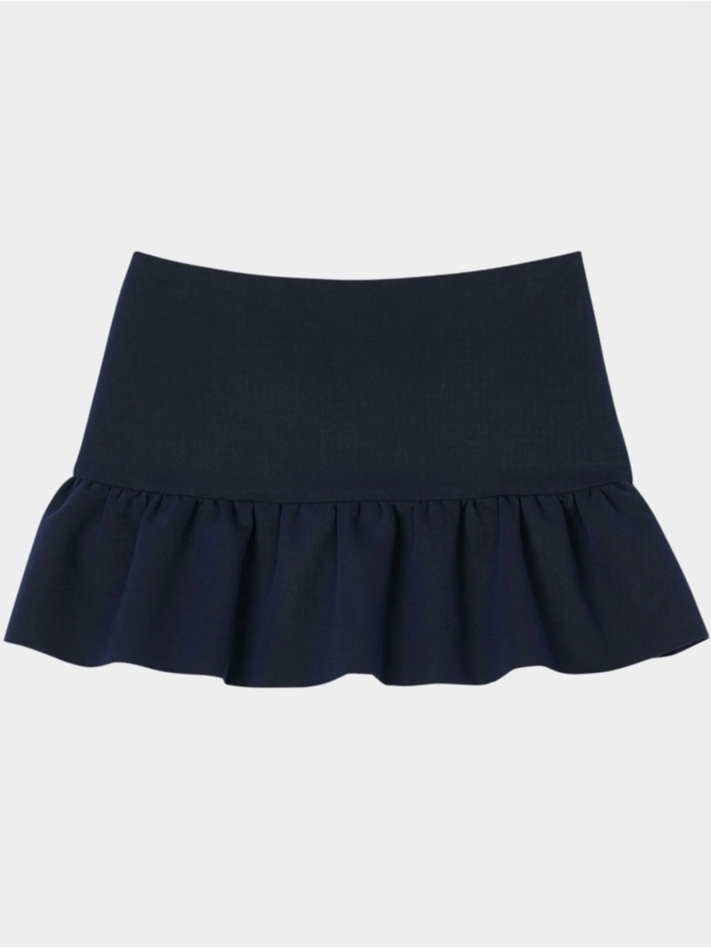 Navy Ruffle Mini Skorts - Picture 5 of 5
